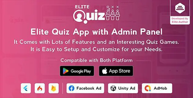 Elite Quiz 2.0.9 – Trivia Quiz – Quiz Game – Flutter Full App