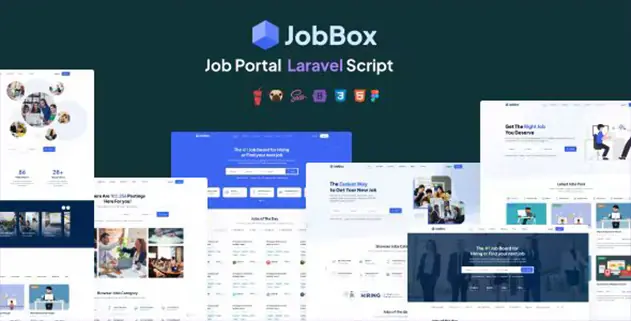 JobBox 1.12.3 – Laravel Job Portal Multilingual System