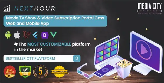 Next Hour 5.4 – Video Subscription Portal Cms Web and Mobile App