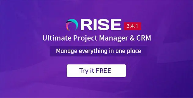 RISE 3.6.1 – Ultimate Project Manager CRM