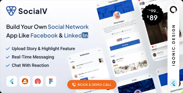 SocialV 7.3.0 – Social Network Flutter App with BuddyPress