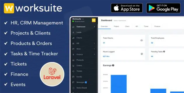 Worksuite 5.4.03 – HR CRM and Project Management