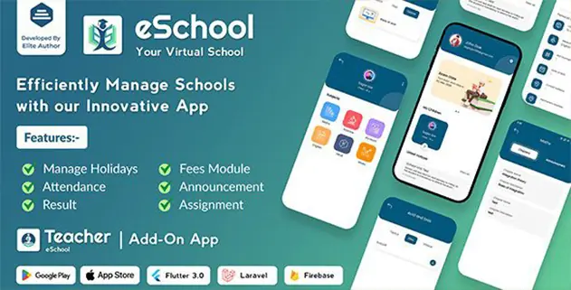 eSchool 1.0.7 – Virtual School Management System Flutter App