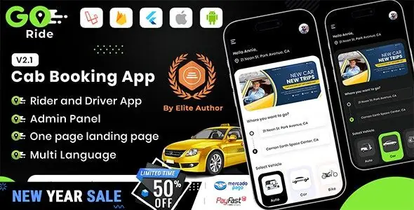 goride indriver clone 2 2 flutter complete taxi booking solution with bidding option